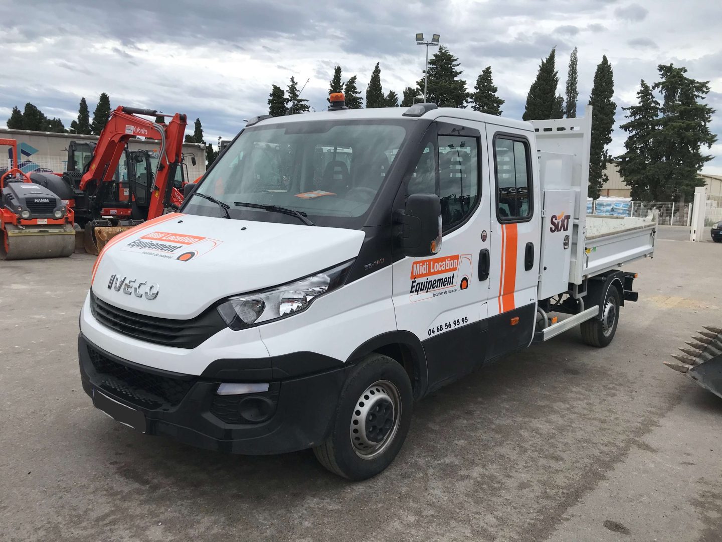 Iveco benne double cabine